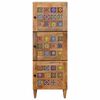 vidaXL Haut Armoire Naturel 40 x 33 x 110 cm Bois de mangue massif