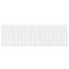 vidaXL Rideau en Dentelle Blanc 100 x 500 cm Polyester