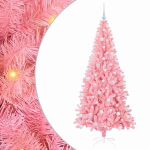 vidaXL Sapin de No&euml;l Rose 180 cm PVC