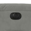 vidaXL Fauteuil inclinable &eacute;lectrique gris clair tissu microfibre