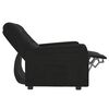 vidaXL Fauteuil de massage inclinable à 2 places noir tissu microfibre