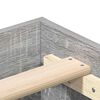 vidaXL Cadre de lit sans matelas sonoma gris 160x200cm bois ingénierie
