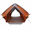 vidaXL Tente tipi avec toit Gris et orange 490 x 410 x 210 cm