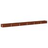 vidaXL Jardin sur&eacute;lev&eacute; Rouill&eacute; 480 x 40 x 24 cm corton