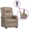 vidaXL Fauteuil de massage Cappuccino Similicuir