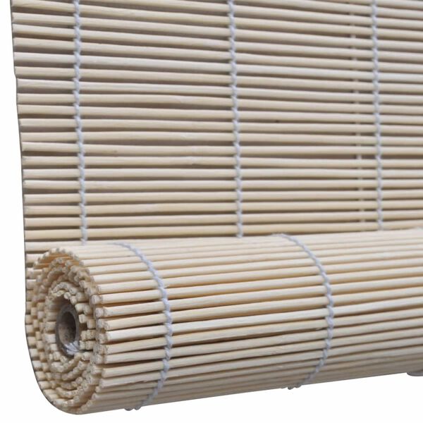 vidaXL Stores à rouleau Bambou naturel 4 pcs 120x160 cm