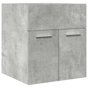 vidaXL Armoire de lavabo de salle de bain gris b&eacute;ton 41x38,5x46 cm