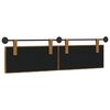 vidaXL T&ecirc;te de lit suspendue Marron 170 x 55 x 7 cm Velours