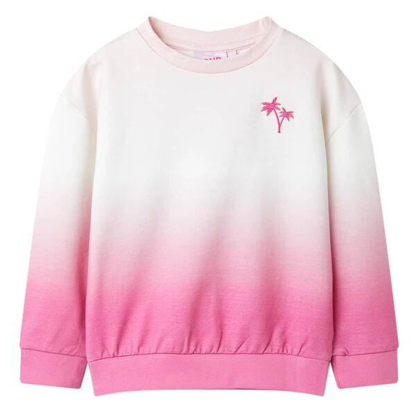 Sweatshirt pour enfants rose clair 140