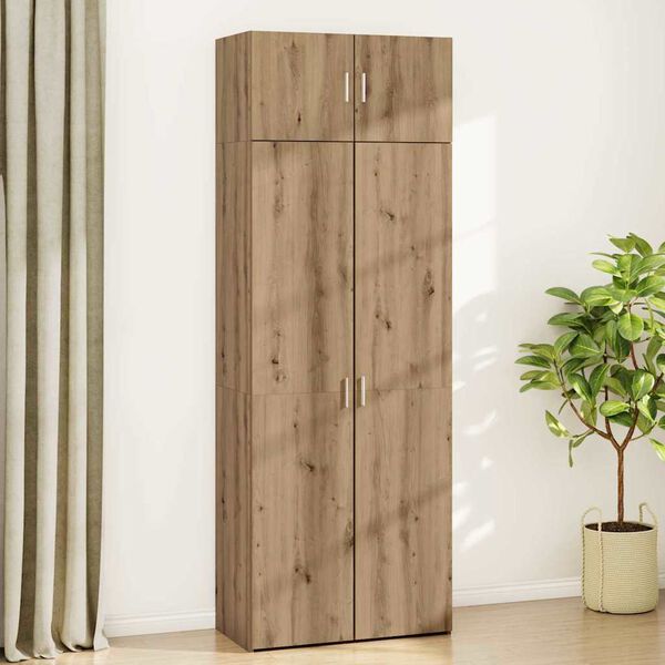 vidaXL Armoire de rangement 3 pcs Ch&ecirc;ne artisanal