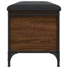 vidaXL Banc de rangement ch&ecirc;ne marron 102x42x45 cm bois d'ing&eacute;nierie