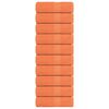 vidaXL Serviettes d'invit&eacute; 10 pcs orange 30x50 cm 360 g/m&sup2; 100% coton