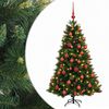vidaXL Sapin de No&euml;l artificiel avec boules 120 cm 150 LED Blanc chaud