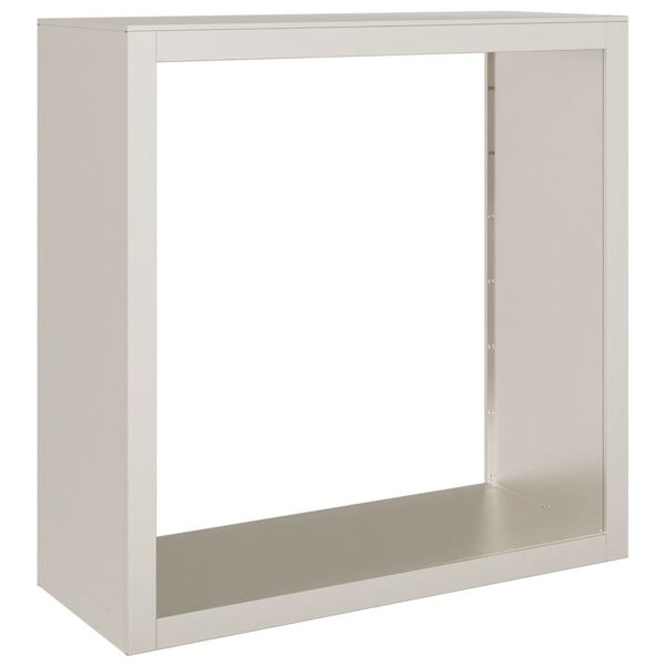 VidaXL Étagère à bois 100x40x100 cm acier résistant aux intempéries