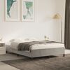 vidaXL Cadre de lit sans matelas gris clair 140x200 cm velours