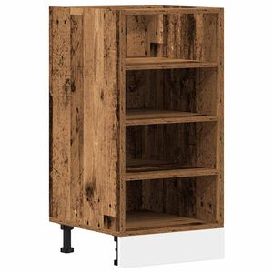 vidaXL Meuble bas "Riga" Bois ancien 40&nbsp;x&nbsp;44,5&nbsp;x&nbsp;81,5&nbsp;cm Bois d'ing&eacute;nierie