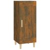 vidaXL Buffet Ch&ecirc;ne fum&eacute; 34,5x34x90 cm Bois d'ing&eacute;nierie
