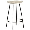 vidaXL Tabourets de bar lot de 2 bois de manguier massif
