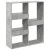 vidaXL Cloison de s&eacute;paration gris b&eacute;ton 100x33x115cm bois d'ing&eacute;nierie