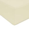 vidaXL Coussin de Si&egrave;ge d'Ext&eacute;rieur Cr&egrave;me 40 x 40 x 8 cm