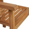 vidaXL Ensemble &agrave; manger de jardin 5 pcs Bois de teck massif
