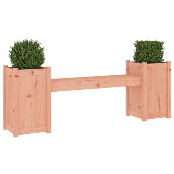vidaXL Banc avec jardinières 180x36x63 cm bois massif de douglas
