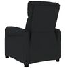 vidaXL Fauteuil électrique de massage Noir Tissu