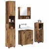 vidaXL Ensemble de mobilier de salle de bain 4 pcs Bois Ancien