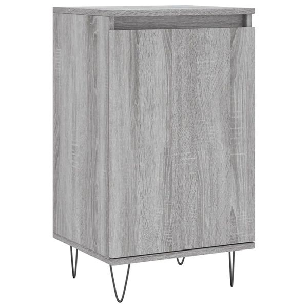 vidaXL Buffet sonoma gris 40x35x70 cm bois d'ing&eacute;nierie