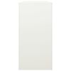 vidaXL Portant de bois de chauffage blanc 100x40x80 cm acier
