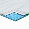 vidaXL Coussins de Matelas Blanc et vert 70 x 200 cm