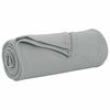 vidaXL Couvertures &agrave; jeter 6 pcs Gris 240 x 220 cm Toison