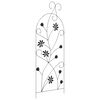 vidaXL Cl&ocirc;ture de jardin 3 pcs Noir 112 x 39,5 cm Acier