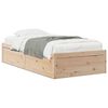 vidaXL Cadre de lit sans matelas 75x190 cm bois de pin massif