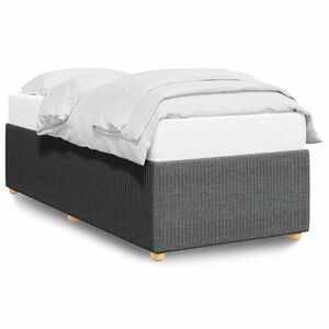 vidaXL Cadre de lit sans matelas gris fonc&eacute; 80x200 cm tissu
