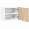 vidaXL Armoire suspendue Ch&ecirc;ne Sonoma et Blanc 50 x 31 x 40 cm