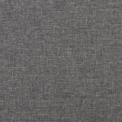 vidaXL Canapé-lit à 2 places gris clair tissu