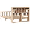 vidaXL Lit biblioth&egrave;que sans matelas 150x200 cm bois massif de pin