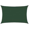 vidaXL Voile d'ombrage 160 g/m&sup2; Vert fonc&eacute; 5x6 m PEHD