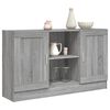 vidaXL Buffet Sonoma gris 120x30,5x70 cm Bois d'ingénierie