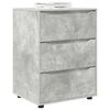 vidaXL Armoire de rangement Gris b&eacute;ton 60 x 48 x 81 cm