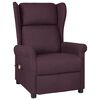 vidaXL Fauteuil de massage Violet Tissu