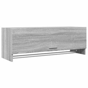 vidaXL Garde-robe Sonoma gris 100x32,5x35 cm Bois d'ing&eacute;nierie