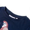 T-shirt pour enfants bleu marine 128