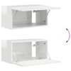 vidaXL Ensemble meuble TV 6 pcs Blanc brillant Bois d'ing&eacute;nierie