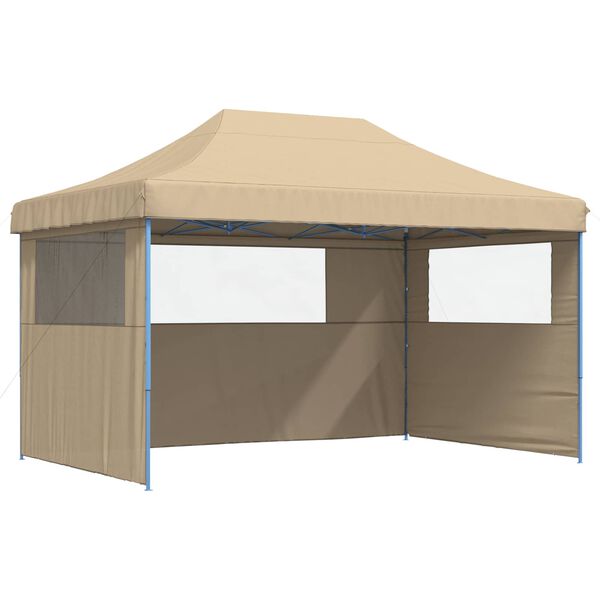 vidaXL Tente de f&ecirc;te Beige 292 x 440 x 315 cm Tissu Oxford