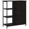 vidaXL Buffet noir 70x30x80 cm bois d'ing&eacute;nierie