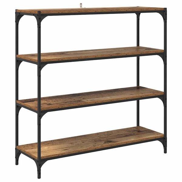 vidaXL Biblioth&egrave;que Bois Ancien 100 x 33 x 100 cm