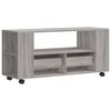 vidaXL Meuble TV sonoma gris 102x34,5x43 cm bois d'ingénierie
