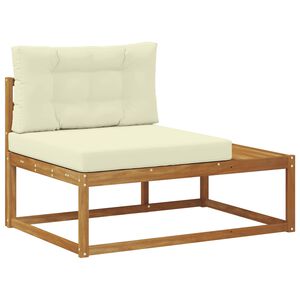 vidaXL Canap&eacute; d'ext&eacute;rieur extr&eacute;mit&eacute; Naturel 115 x 83 x 73 cm